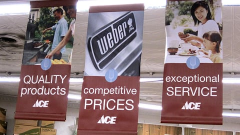 Ace Hardware Weber Ceiling Banners