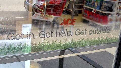 Ace Hardware 'Get Outside' Window Cling