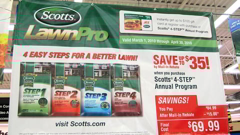 Scotts Ace Hardware Ceiling Sign