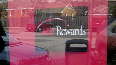 Ace Hardware 'Ace Rewards' Window Poster