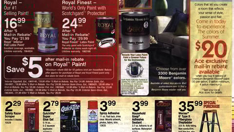 Ace Royal/Benjamin Moore Paint Features