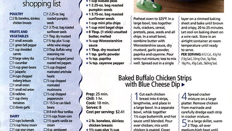 'All You' Super Bowl Party Shopping List