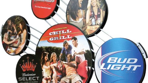 Anheuser-Busch Ceiling Dangler