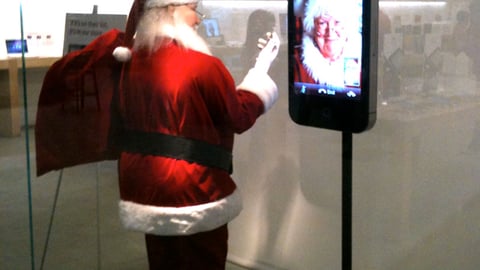 Apple Store Holiday Window Display