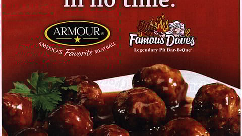 Armour/Famous Dave's Football FSI