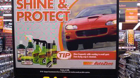 AutoZone Car Wax Header