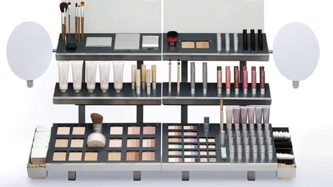 Aveda Make-Up Display