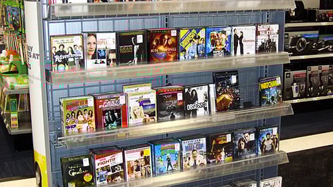 Best Buy DVD Hits Holiday Floorstand