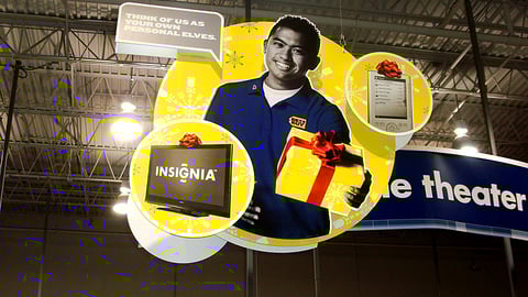 Best Buy Holiday Ceiling Dangler