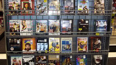 Best Buy ''Tis the Complete Season' DVD Floorstand