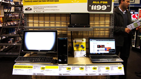 Best Buy 'PC Home Makeover' Endcap