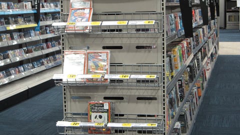 Disney Halloween DVDs Endcap