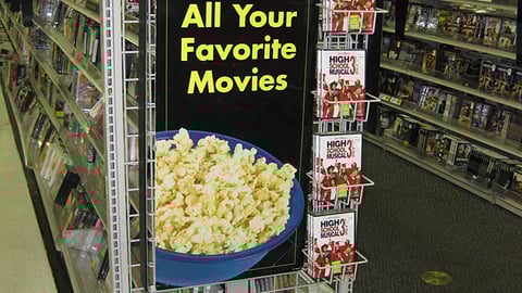 Best Buy 'Favorite Movies' Endcap