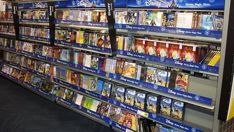 Disney In-line DVD Display