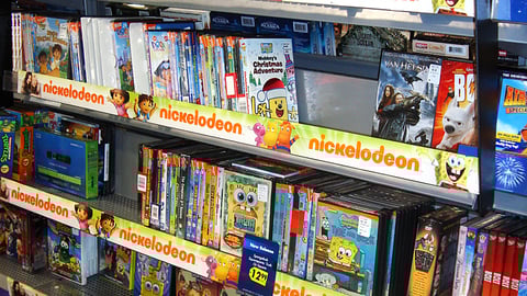 Nickelodeon DVDs In-line Display