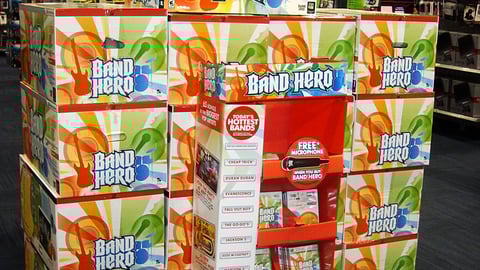 "Band Hero" Floor Display