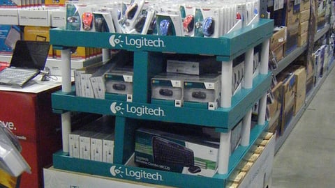 Logitech ''Tis the Season' Pallet Display