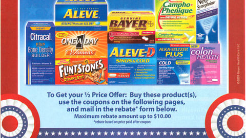 Bayer 'Affordable Health Care' FSI