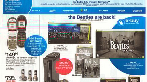 Sears 'The Beatles Are Back!' Feature