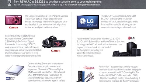 Best Buy Reward Zone 'Big Game' Mailer