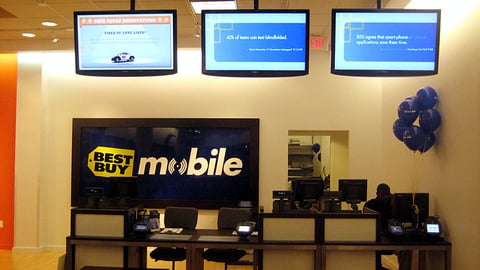 Best Buy Mobile Information Counter