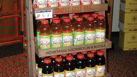 Sweet Leaf Tea Floor Display