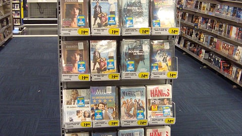 Domino's 'Dinner and a DVD' Offer Endcap