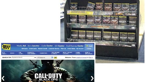 Activision's "Call of Duty: Black Ops" Display & Online Promotion