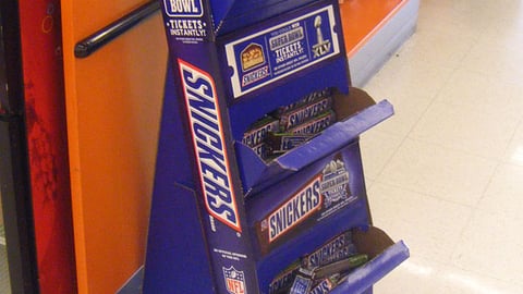 Snickers Super Bowl Shipper