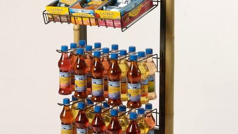 Luna Tea and Tea Cakes Floor Display