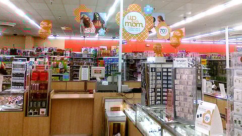 Kmart 'Up With Mom' Ceiling Signs