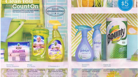 P&G 'Clean You Can Count On' FSI
