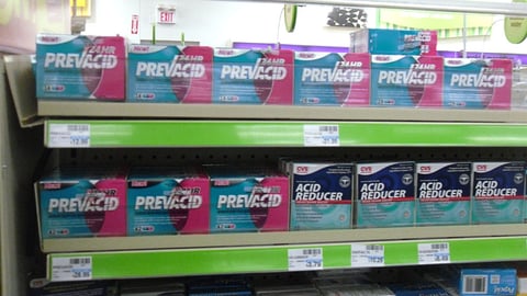 CVS Prevacid Shelf Set