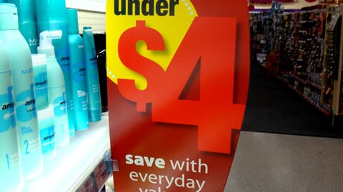 CVS 'Under $4' Aisle Violator