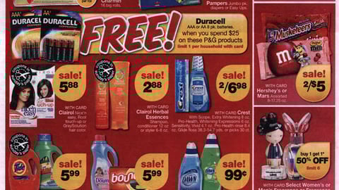 CVS P&G 'Free Batteries' Cover Feature