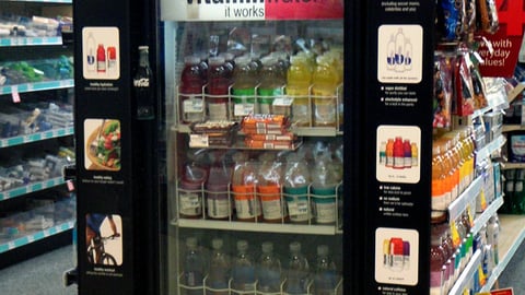Vitaminwater CVS Endcap Cooler