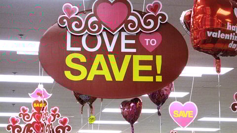CVS 'Love to Save' Ceiling Sign