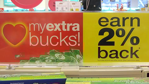 CVS Extra Bucks Endcap Header