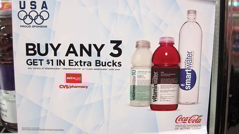 Coca-Cola Olympics CVS Cooler Cling