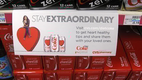 Diet Coke CVS 'Stay Extraordinary' Shelf Talker