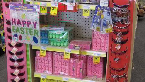 CVS/pharmacy Easter Candy Endcap