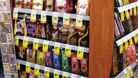 CVS Premium Chocolate Floorstand