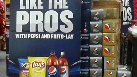 PepsiCo Super Bowl Standee