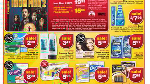 CVS P&G 'Iron Man 2' Feature