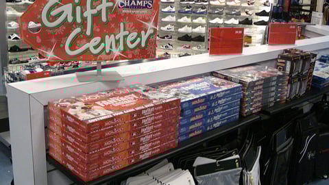 Champs Sports 'Gift Center'