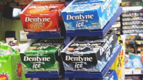 Dentyne Ice Counter Display