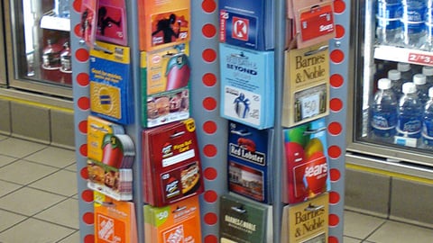 Circle K Gift Card Spinner Rack