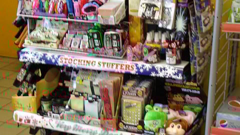 Circle K Holiday Merchandise Floorstand