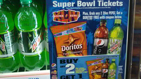 PepsiCo Super Bowl Cooler Cling