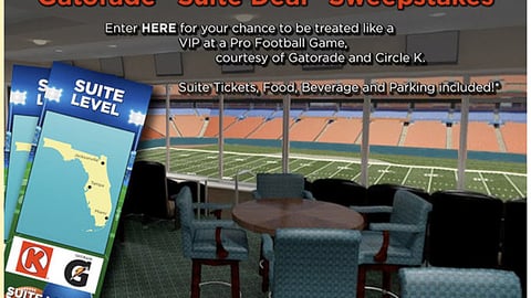Circle K Gatorade 'Suite Deal' Online Ad